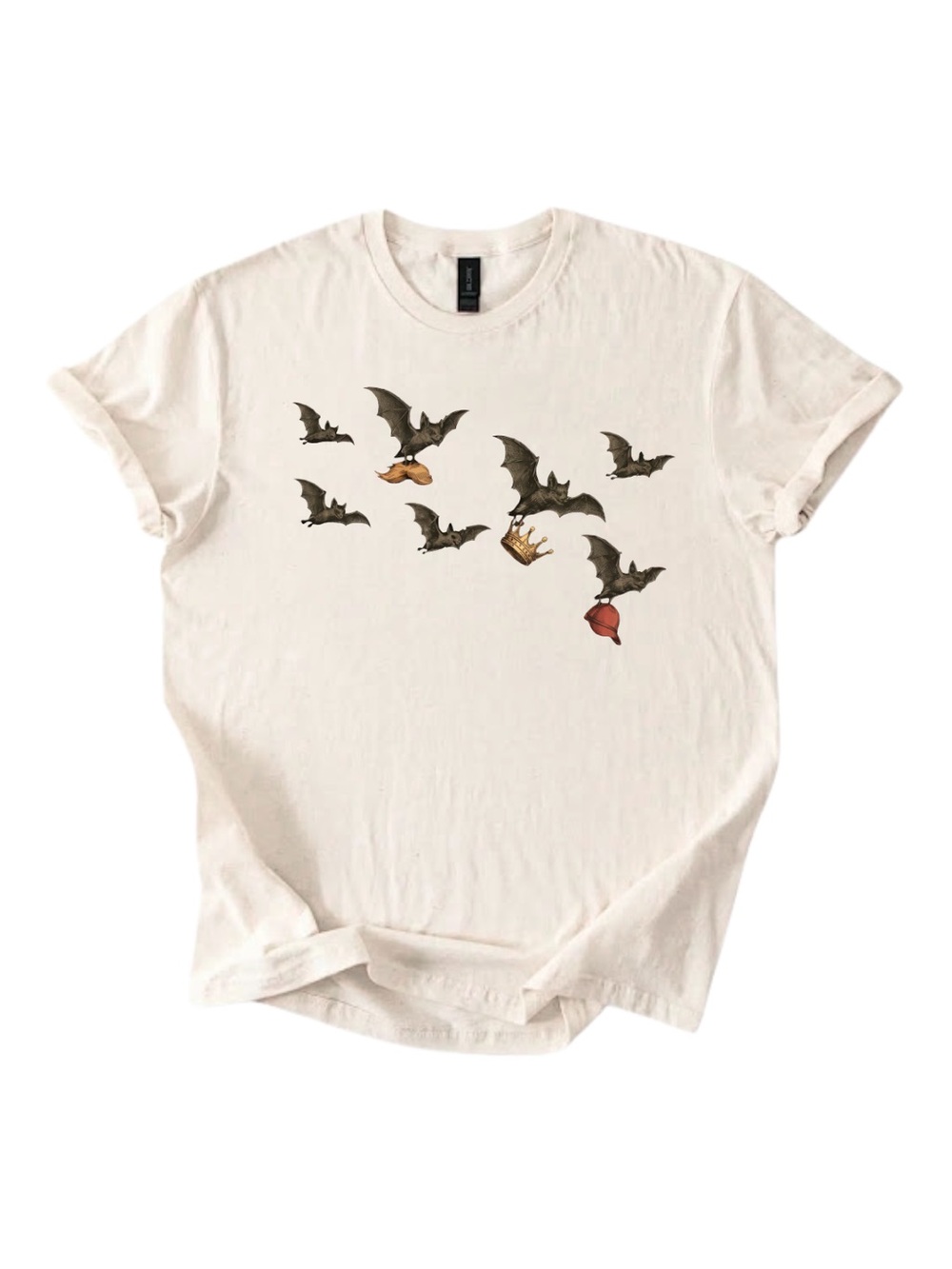 Gildan Cream Bat Print Pet Bird Tee